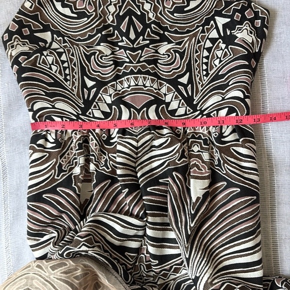 BCBG Maxazria Halter Mosaic Mesh Mini Dress - Picture 13 of 16